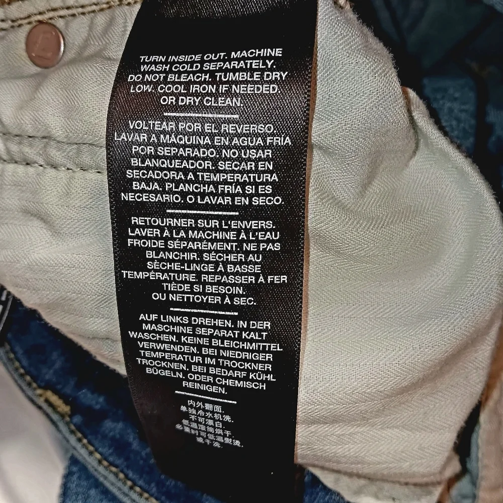 7 For All Mankind Ladies 24 Kimmie Straight Leg Designer Blue Denim Jeans, USA - Picture 10 of 12